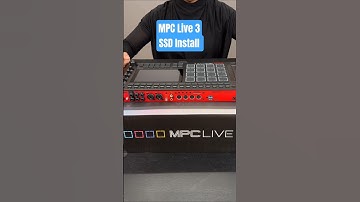 Install an SSD in your MPC Live 3. #mpc #mpclive #beatmaker #beats #akai #ssd #harddrive #shorts