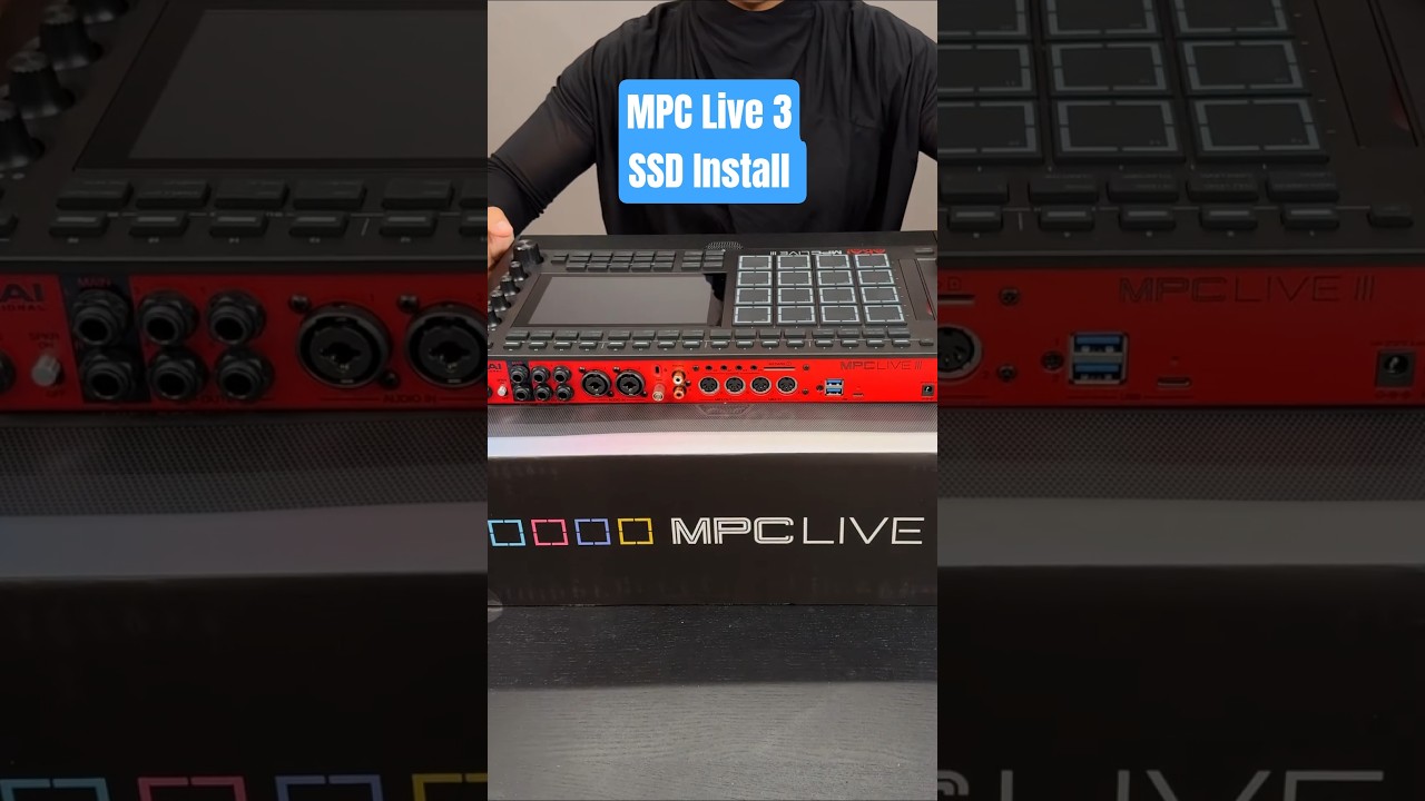 Install an SSD in your MPC Live 3. #mpc #mpclive #beatmaker #beats