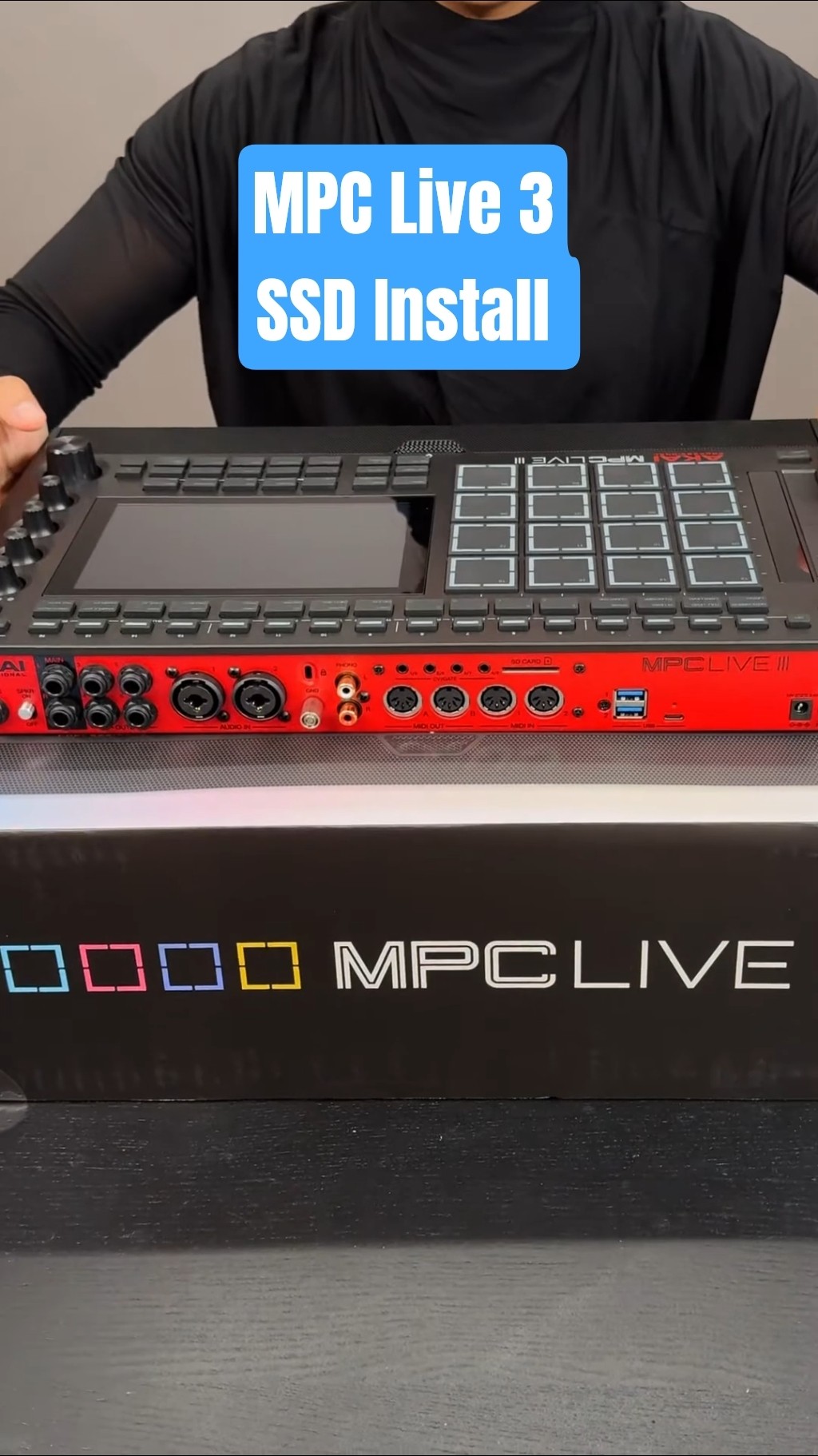Install an SSD in your MPC Live 3. #mpc #mpclive #beatmaker #beats