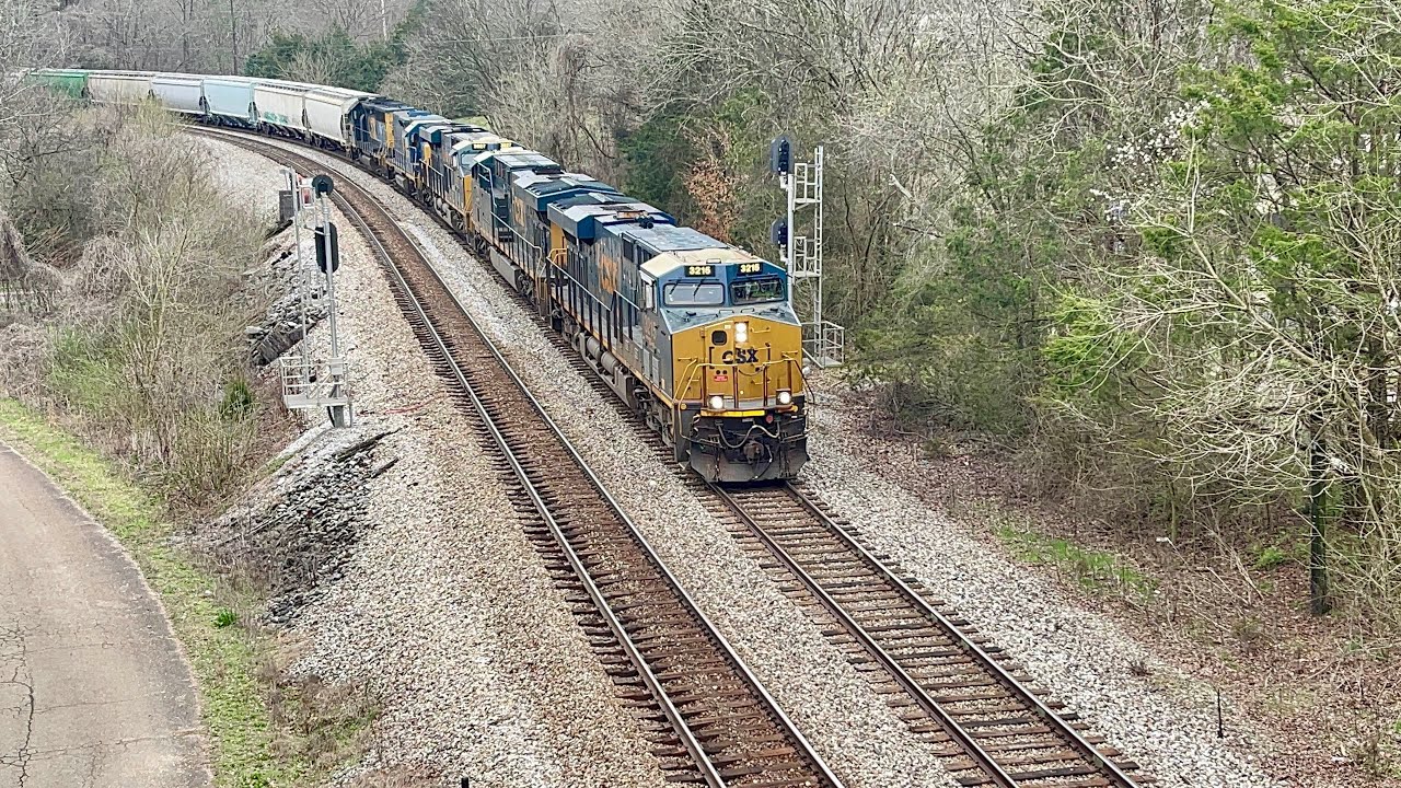 Guild Tenn CSX mixed freight heading northbound @ Guild, Tennessee - YouTube