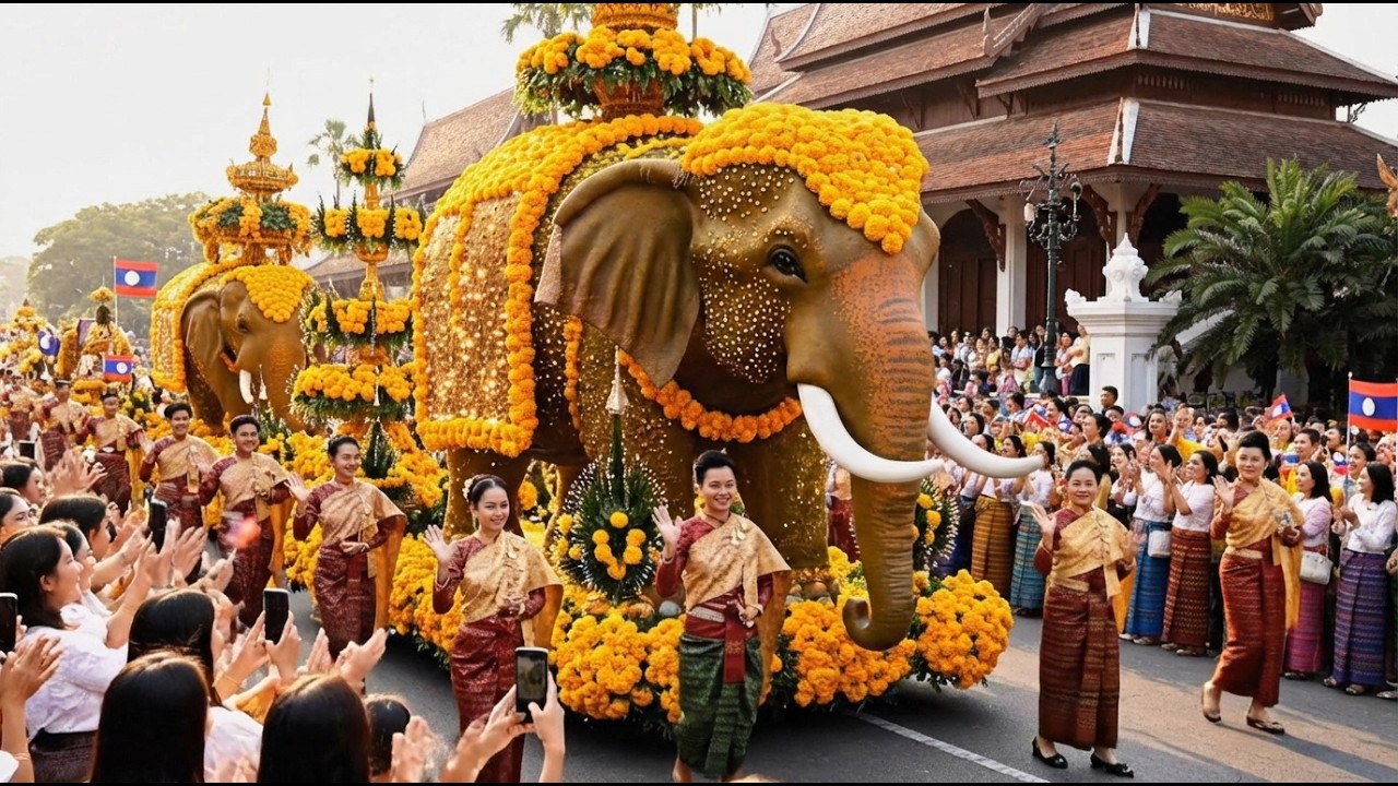 Grand Flower Parade in the Philippines 2026  4K Colorful Floral Celebration This spectacular parade