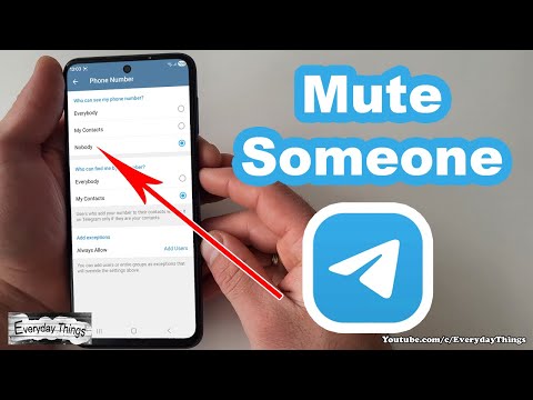 How to Mute Someone on Telegram
