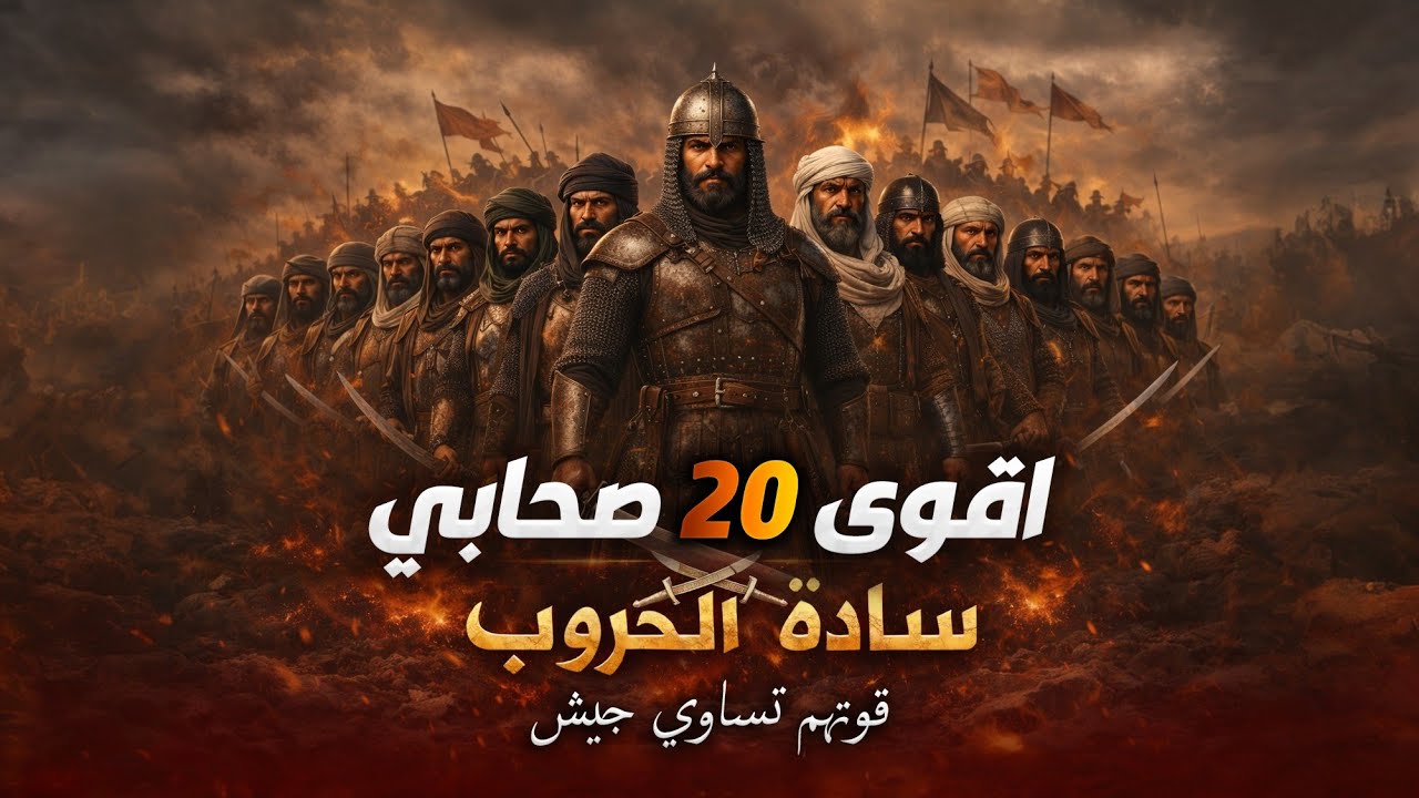 أقوى 20 صحابي في تاريخ الإسلام | فرسان المعارك الكبرى