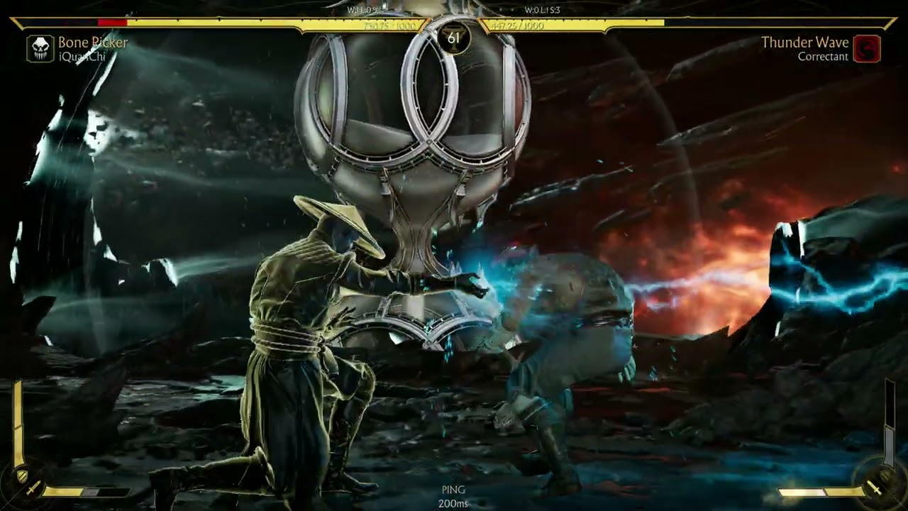 MK11 Ranked Set 443 - Raiden Vs Baraka (KL, Season 65)