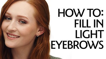 Get Ready With Me: Tutorial For Light Eyebrows | Sephora