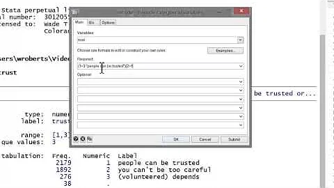 Stata Tutorial: Recoding Categorical Variables