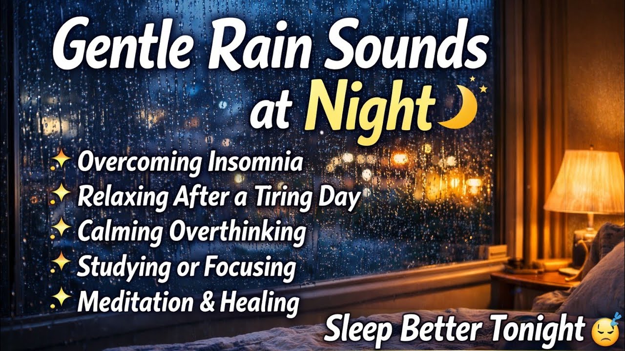 Night Rain Sounds for a Good Night's Sleep