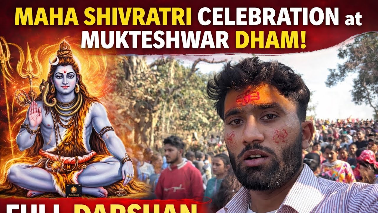 💖Maha Shivratri Mela at Mukteshwar Dham| Full Darshan & भक्तों की भीड़ 🔥#video#post@SahilVloger0727 