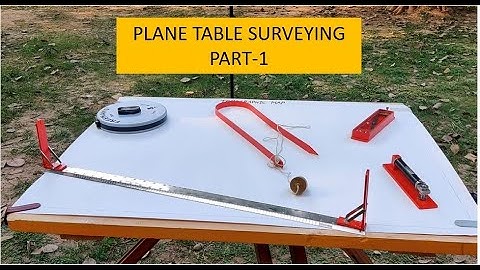 PLAIN TABLE SURVEY PRACTICAL I  MOST IMPORTANT THINGS I LEVELLING I ORIENTATION I Sandhu