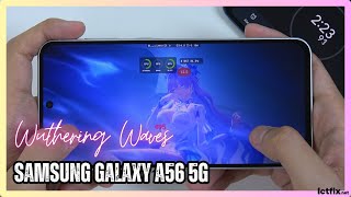 SAMSUNG GALAXY A56 5G Wuthering Waves Gaming Test | Exynos 1580 | 120Hz Display