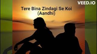 Tere Bina Zindagi Se Koi (Aandhi) - Cover
