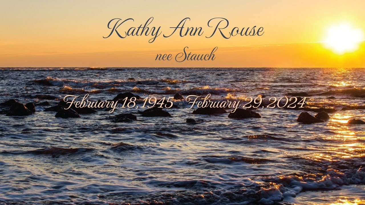 Funeral Service for Kathy Ann Rouse - YouTube