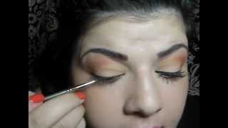Spring Trend: Orange Eyeshadow Makeup Tutorial