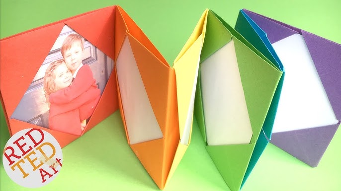 Origami Photo Frame Box Tutorial - Paper Storage - Paper Kawaii 