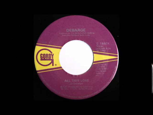 DeBarge - All This Love (single version) (1983) - YouTube