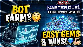 [Yu-Gi-Oh! Master Duel] How to bot farm the Duelist Cup March 2026 😮💎💪🏻