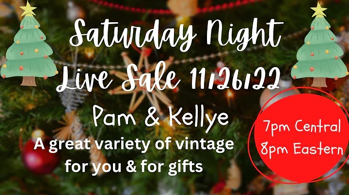 SATURDAY NIGHT LIVE SALE & CHAT WITH FRIENDS 11/26...
