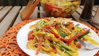 Thai Inspired Mango Salad - GetFitWithLeyla