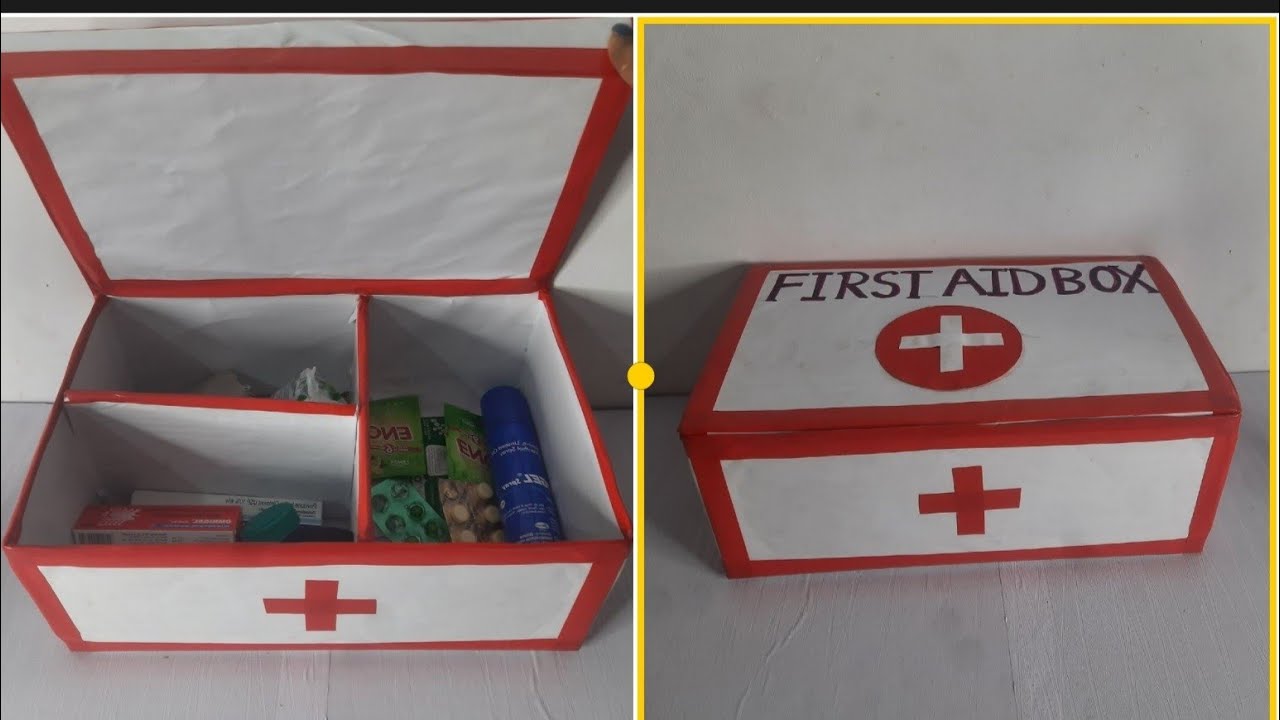 First Aid Box School Project/First Aid Box making/First Aid Box
