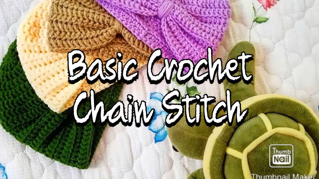 EASY BASIC CROCHET: CHAIN STITCH - YouTube