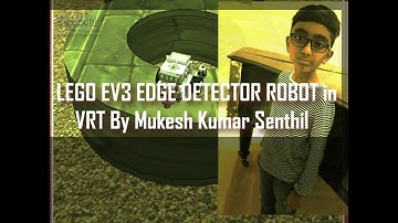 LEGO EV3 Edge Detector Robot by Mukesh in VRT | BigBodhi Academy |