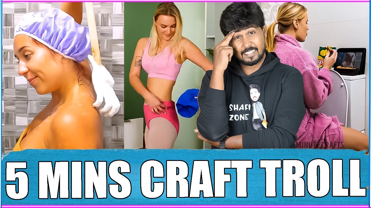 😂 5 MINS CRAFT இன் குறளி வித்தைகள் 😂 SIMPLE HACK TROLL TAMIL 😂 SHAFI ZONE