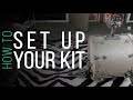 How to Set Up Your Drum Kit - Drum Lesson (5 piece Drum set)