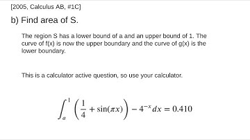 AP Calculus AB - 2005: #1C