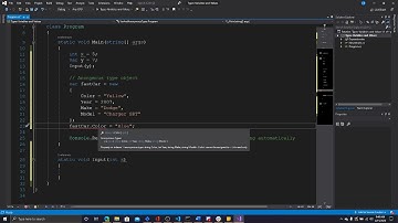 Learning C# - var and Anonymous Objects