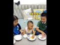Eating and sharing#Gold medal educator #Funny daily life of cute kids #Educating children