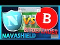 Bitdefender antivirus vs navashield virus  antivirus test