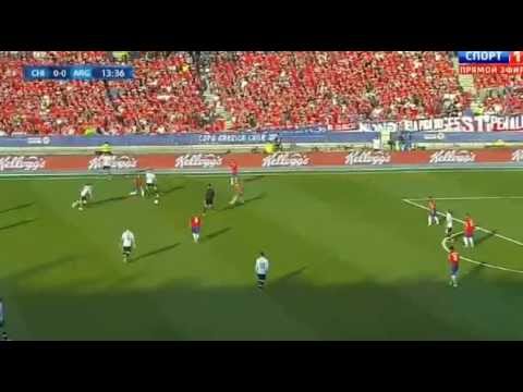 Chile vs Argentina.First Half. FINALl 