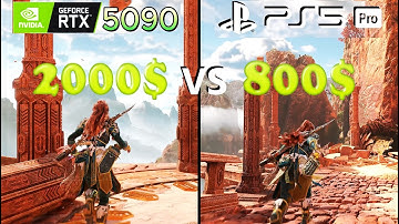 |4K60| RTX 5090 vs PS5 PRO | 4k Max Settings | HFW