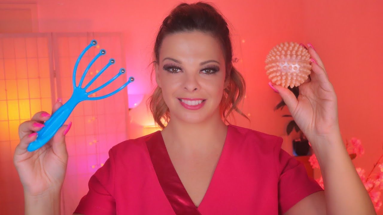 Relaxáló Arckezelés, Arcmasszázs és Fejmasszázs 💆 (Magyar ASMR)(Magyar ASMR)