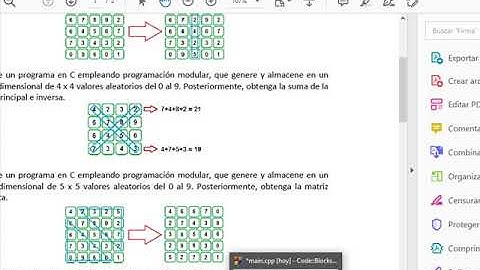 Ejemplo 2 Arreglo bidimensional