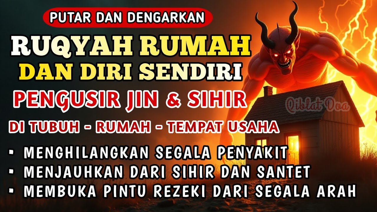 RUQYAH RUMAH AMPUH PENGUSIR J!N & S!H1R DI RUMAH & TUBUH, PENENANG HATI & FIKIRAN | ALAA AQEL