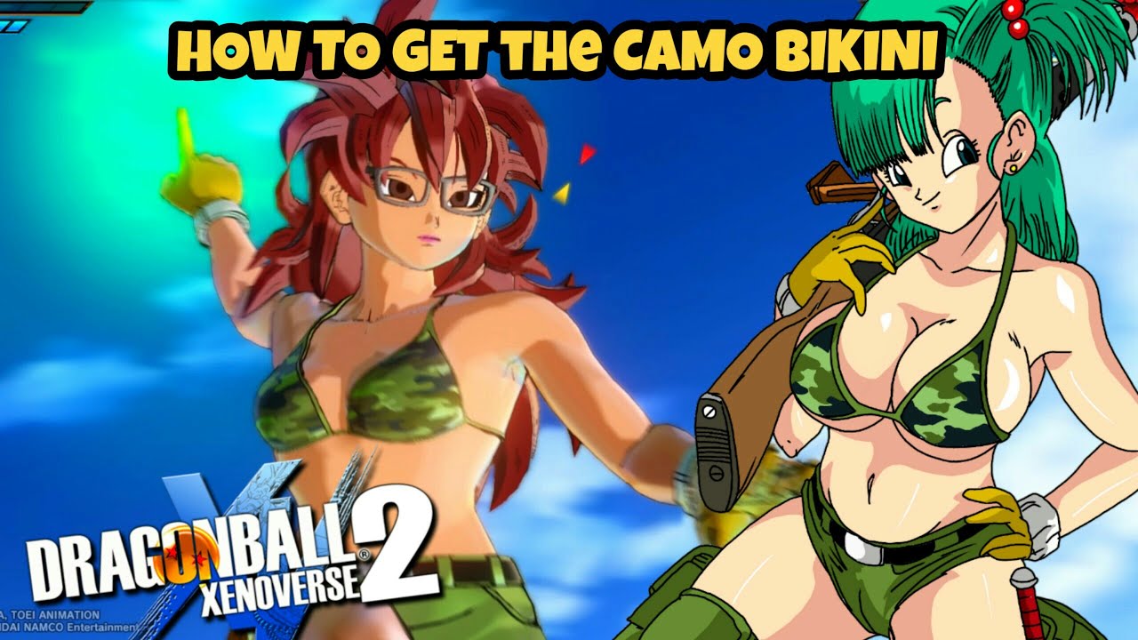 How to get the Camo Bikini 👙 Dragon Ball Xenoverse 2 YouTube