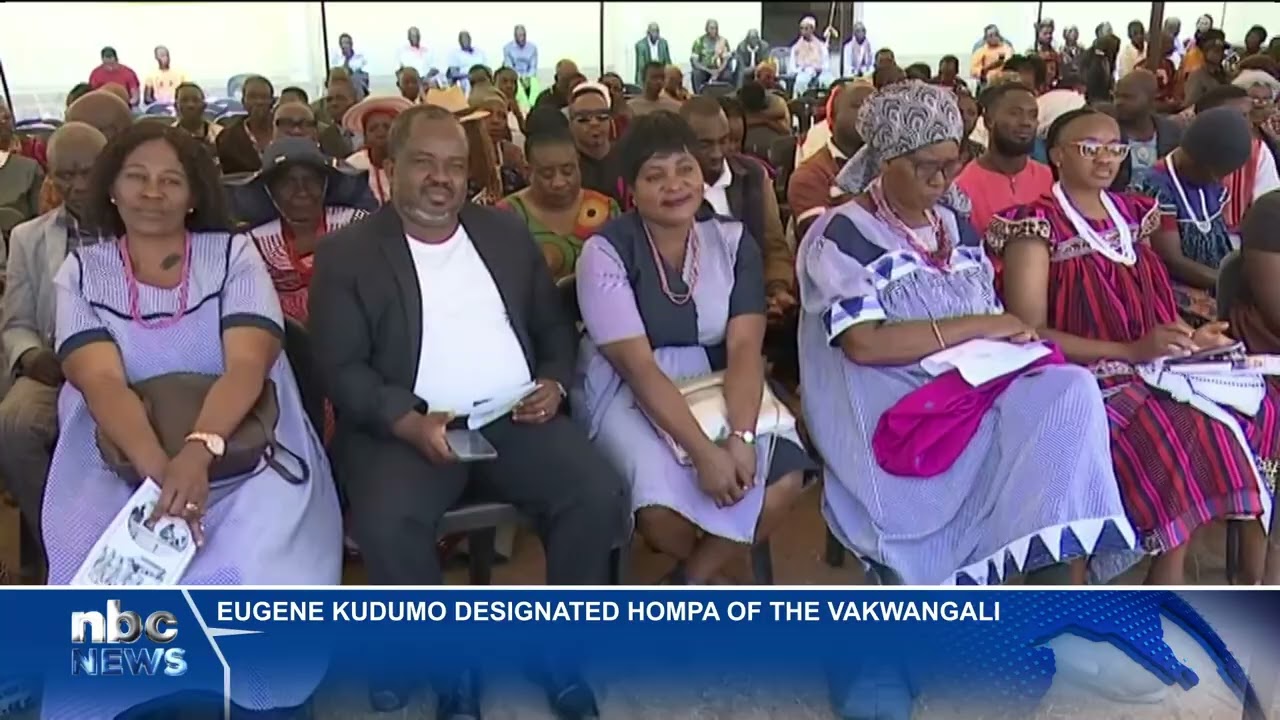 Eugene Kudumo designated as new Hompa of Vakwangali - nbc