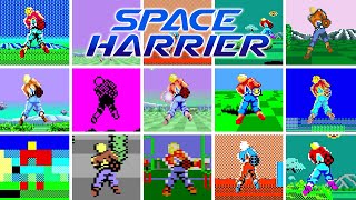 Space Harrier  Versions Comparison (HD 60 FPS)