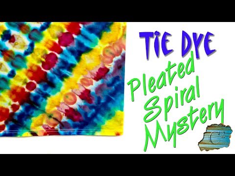 Come Tie Dye: pieghe a spirale Mistero [Ice Dye]