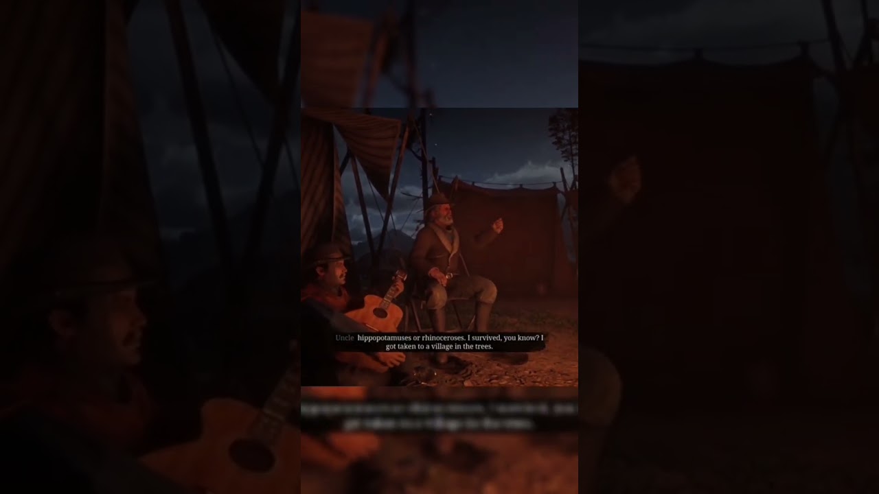 Red Dead Redemption 2 - Uncle’s Hidden Camp Dialogue | 