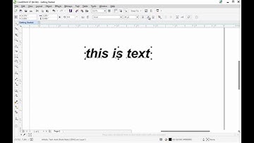 How To Use Text Tool in CorelDraw