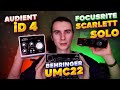 Audient iD4 или Focusrite Scarlett Solo или Behringer UMC22. Обзор и сравнение звуковых карт. Тест