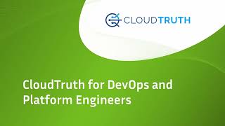 CloudTruth for Platform and DevOps Engineer