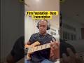 Firm Foundation Bass Transcription | Worship Bass Cover #bassguitar #firmfoundation #maverickcity