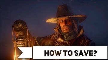 RED DEAD REDEMPTION 2 | HOW TO SAVE GAME | MANUALLY SAVE PROGRESS