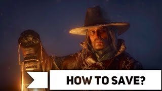 RED DEAD REDEMPTION 2 | HOW TO SAVE GAME | MANUALLY SAVE PROGRESS