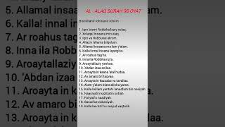 Al alaq surah | alaq surasi | сура алак | #quran #islomiyvideolar #suralar
