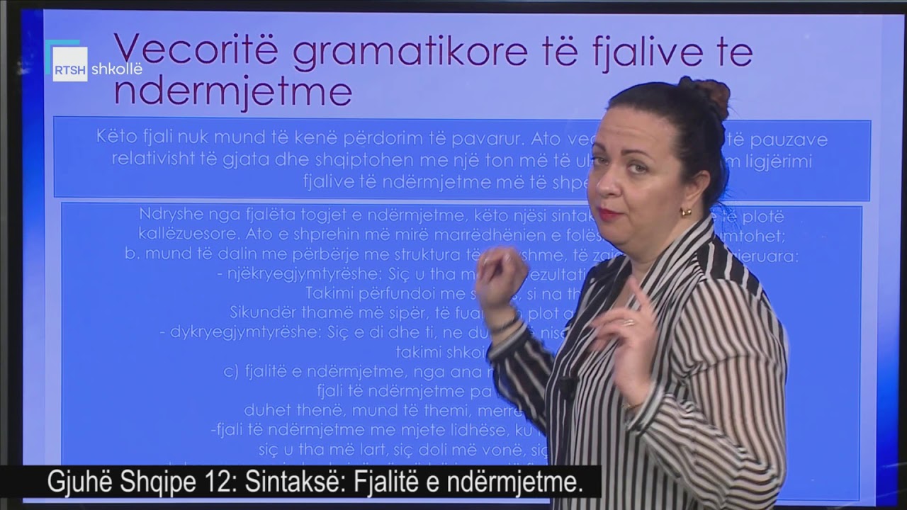 Gjuhë Shqipe 12  - Sintaksë: Fjalitë e ndërmjetme