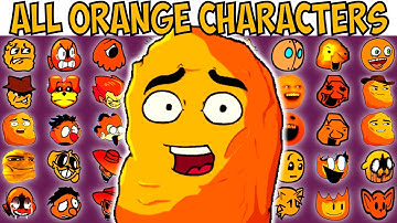 ALL ORANGE CHARACTERS | FNF Character Test | Gameplay VS Playground